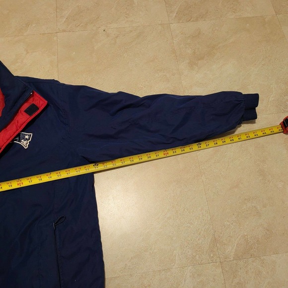 Vintage 90s GIII Carl Banks New England Patriots NFL Football Jacket Mens Sz M - Picture 6 of 11